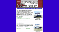 Desktop Screenshot of bowersautosales.com